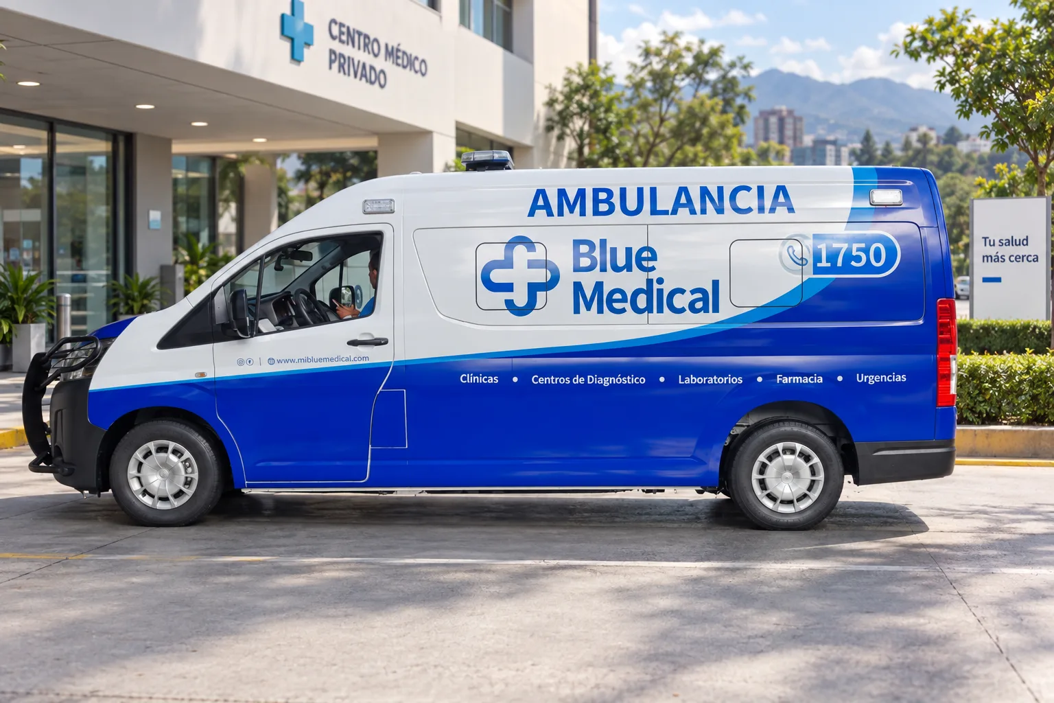 Ambulancia de red de centros médicos