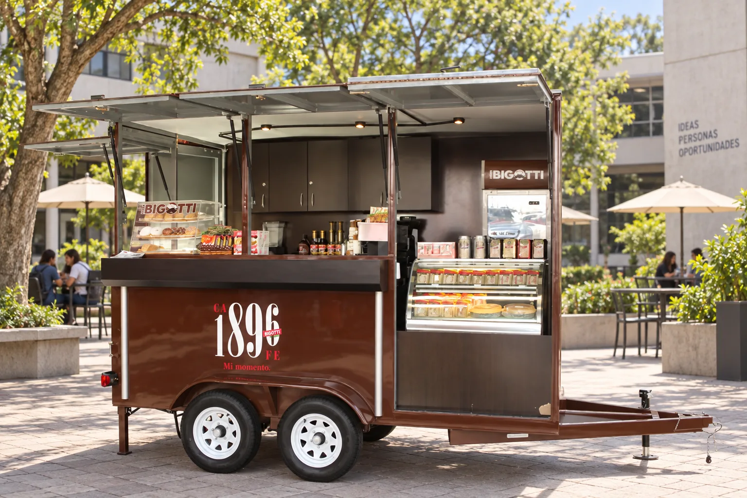 Kiosco móvil de café