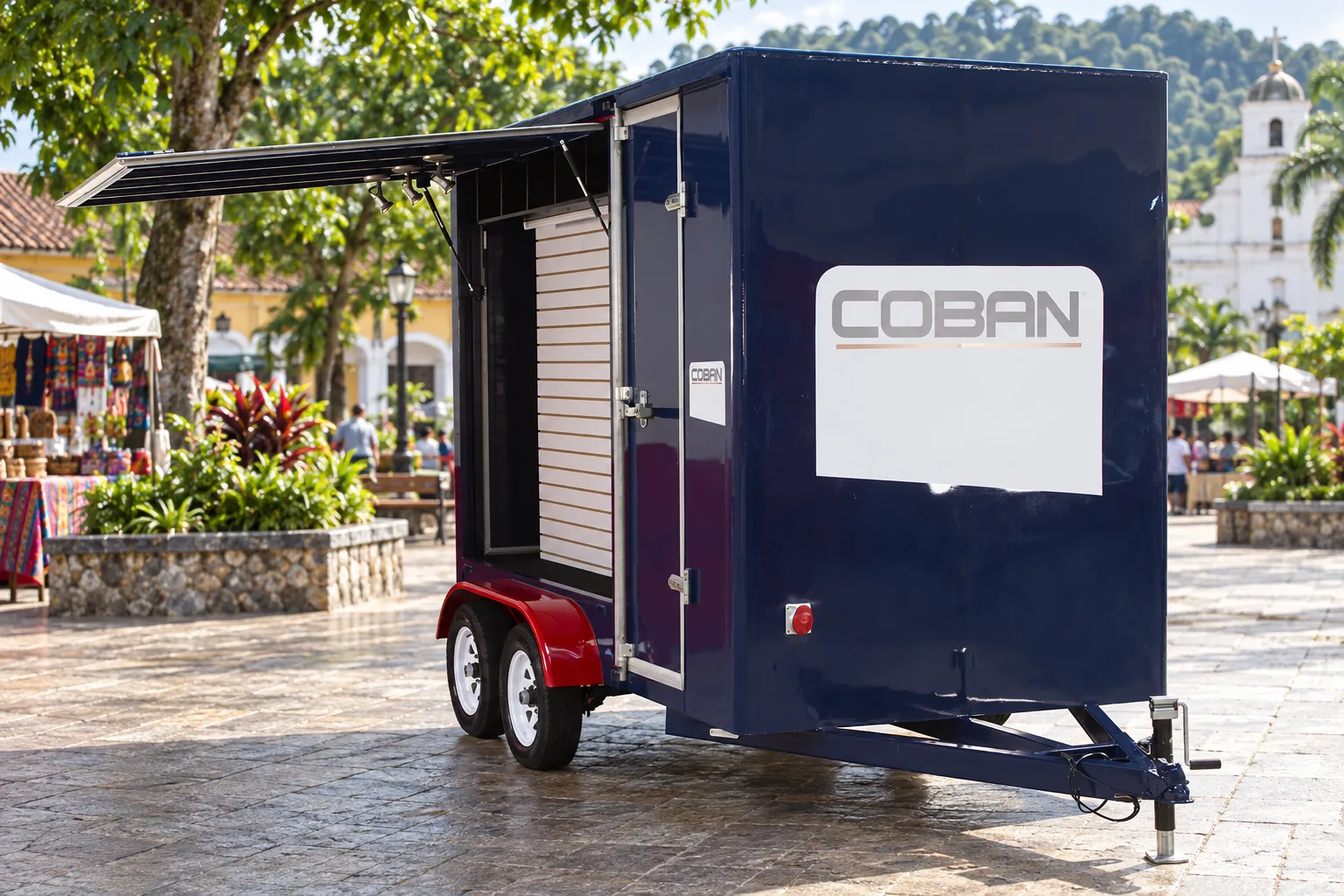 Tienda de productos en carretón
